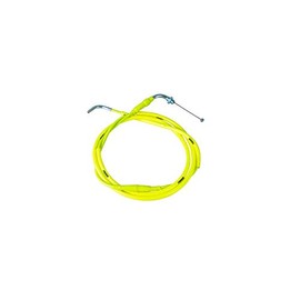 NIBBI High Performance Motorcycle Throttle Cable Adjustable GY6 Scooter Throttle Cable Flat Slide Carburetor Throttle Cable Red 185CM Fit Yamaha TaoTao Kymco SYM GY6 Scooter 125 150 Moped (yellow)