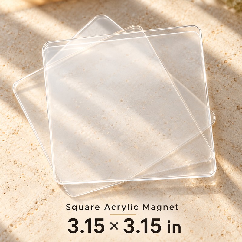 DIY Acrylic Fridge Magnet Kit for Custom Photo Crafts –