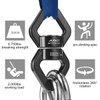 AusKit, Black Swing Swivel, 30 KN Safest Rotational Device Hanging