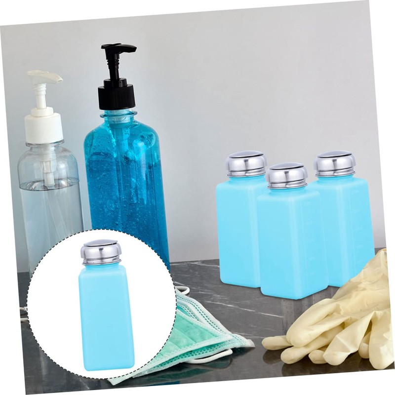 CHILDWEET 2pcs Professional Push Down Liquid Pumping Empty Bottle Dispenser