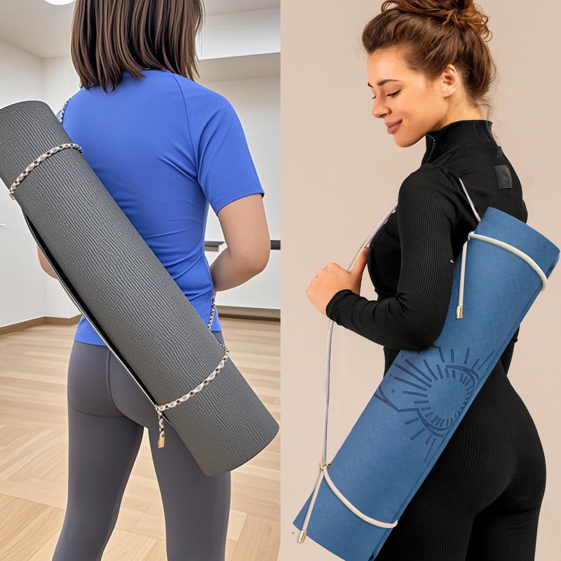 DAOSUN Yoga Mat Strap - 8MM Adjustable Paracord Carrier for