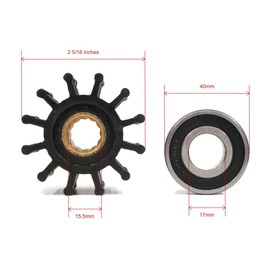 The ROP Shop | Water Pump Repair Kit for Alaska Diesel Indmar Northern Lights 2511030, 685001