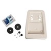 Tork Folded Wiper Dispenser Aqua/White W4, Wall-Mounted, 654021