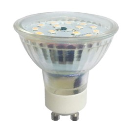 greenandco® CRI90+ LED spotlight replaces 50 Watt GU10 halogen spotlight, 5W, 430 Lumen.