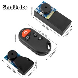 BTFO 2pcs Cricket Noise Makers and Remote Control Annoying Noise Machine, 16 Sounds Beeping Makers Items Prank Device Gag Joke Gift Hidden Prank Stuff for Party Office Home School Car (Blue)