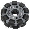 100mm Durable Nylon Rubber Bearing Rollers Omni Wheels for Robot