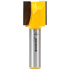 Yonico Router Bits Straight Bit 1-Inch Diameter X 1-Inch Height 1/2-Inch Shank 14030