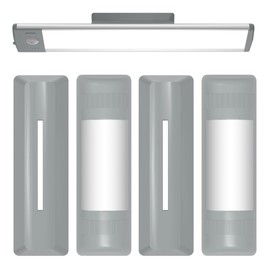 LIGHTULIFE 2PC Rotatable Under Cabinet Lights Bracket - Replacement Magnetic Strips with Adhesive Backing for Under Cabinet Lighting,Increase The Lighting Angle of Cabinet Lights, Kitchen Tools