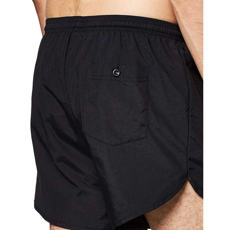 Soffe Dri Running - Pantalones Cortos para Hombre, Negro, Medium