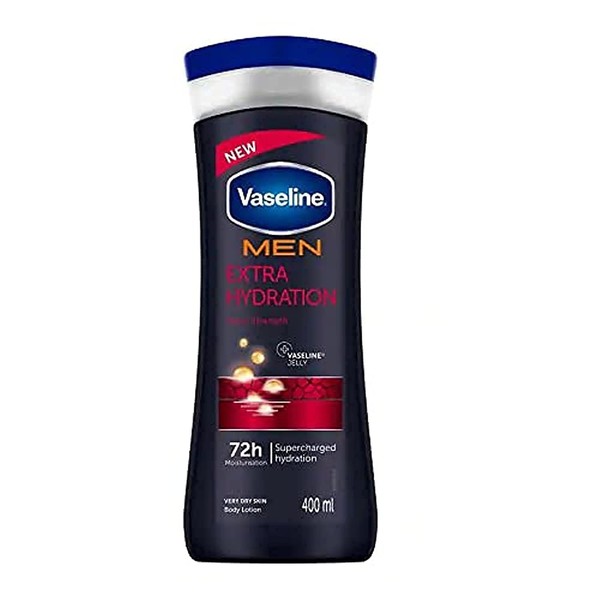 Vaseline Intensive Care Lotion 400ml MenBody Extra Strenght Pack (3)