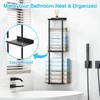 Liuoud Towel Rack for Bathroom, Wall Mounted Vertical Rolled Towel
