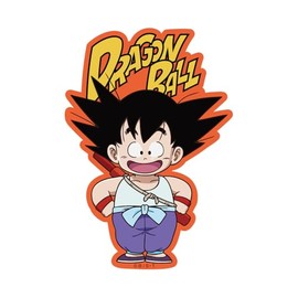 Small Planet Dragon Ball Character Sticker Goku Logo Yellow x Orange