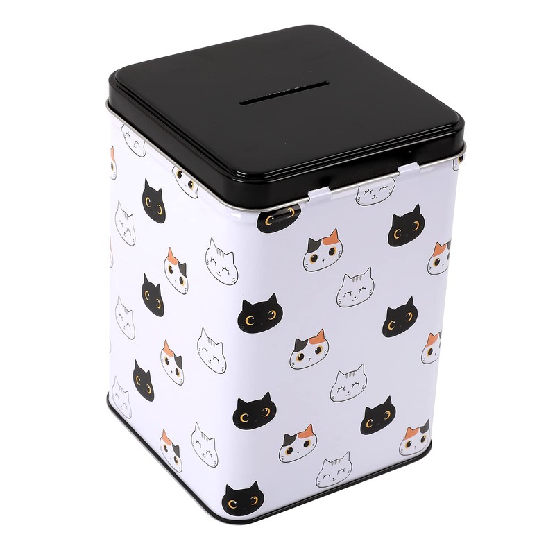 I-TOTAL Funny Money Box with Padlock and Key Metal Money
