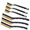 Sayago 6PCS Brass Wire Brush Wire Brushes Set Small Mini