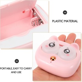 Limpiador de Lentes Portátil Rosa de Plástico, Limpieza Ultrasónica