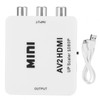 Video Audio Adapter, Flexible RCA to HDMI Converter HD for