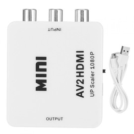 Video Audio Adapter, Flexible RCA to HDMI Converter HD for TV for Moniter