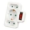 Heitech 4003418 3-Way Socket Adapter – TÜV Tested Multiple Socket