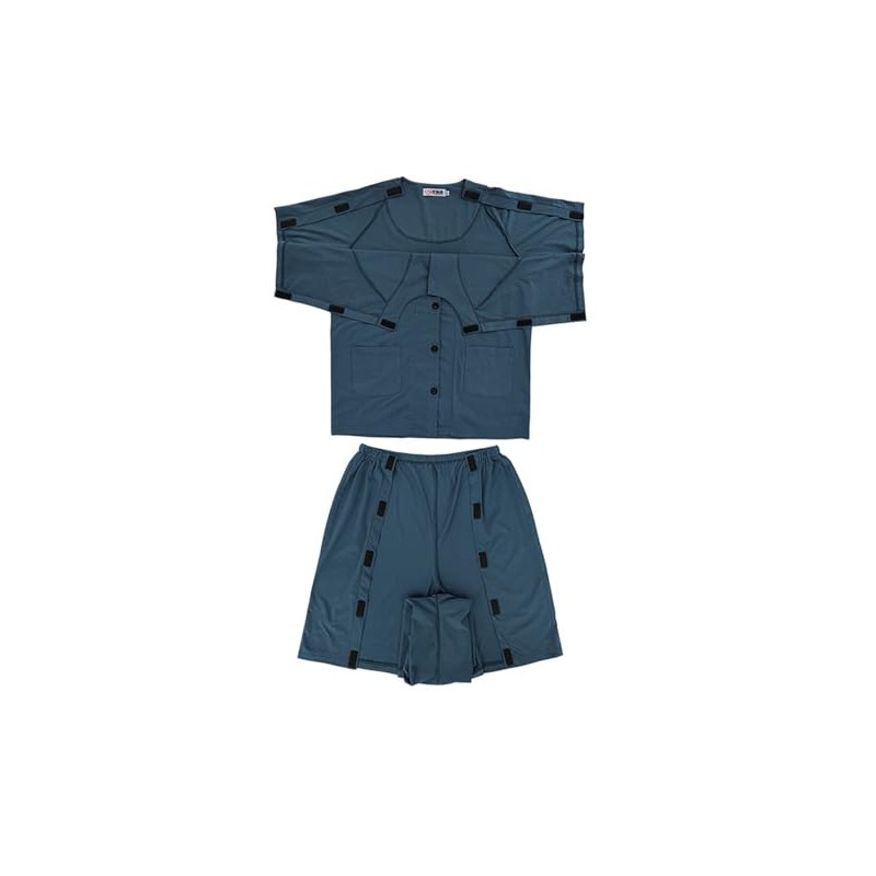 [Tosiyoi] Nursing Clothing Nursing Pajamas, Men's, Women's, Up, 95% Cotton,