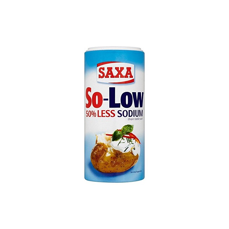 Saxa So-Low Reduced Sodium Salt (350g) - Pack of 6