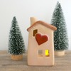 Light House 14 cm Made of Kramik with Heart as
