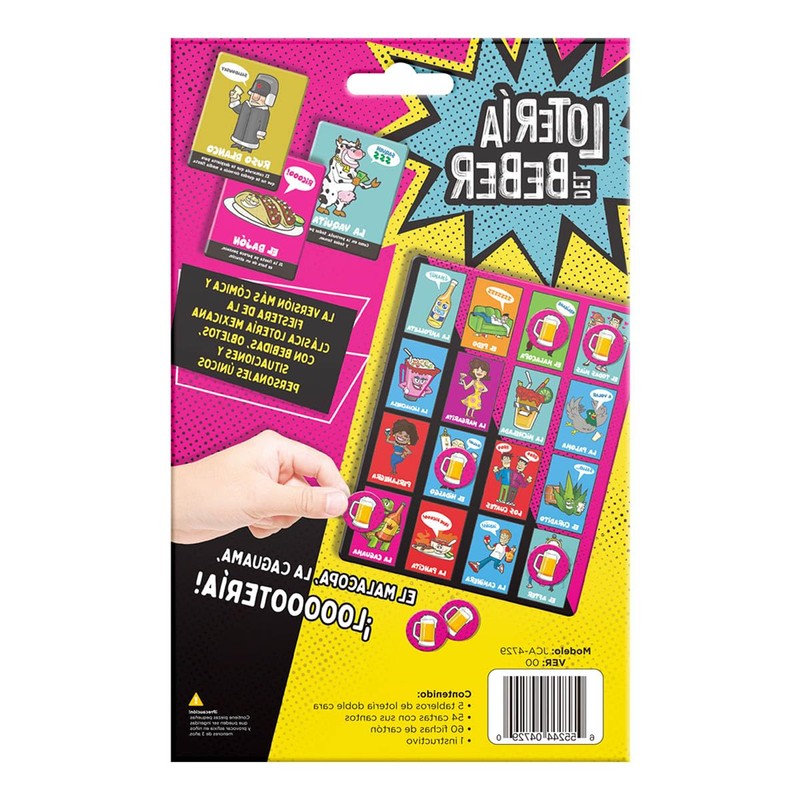 Novelty Corp Juego De Viaje Loteria del Beber