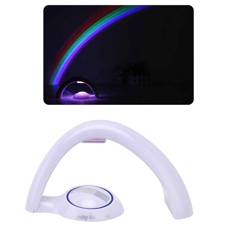 Rainbow Projection Lamp Colorful ColorChanging USB Power Supply Projector Light