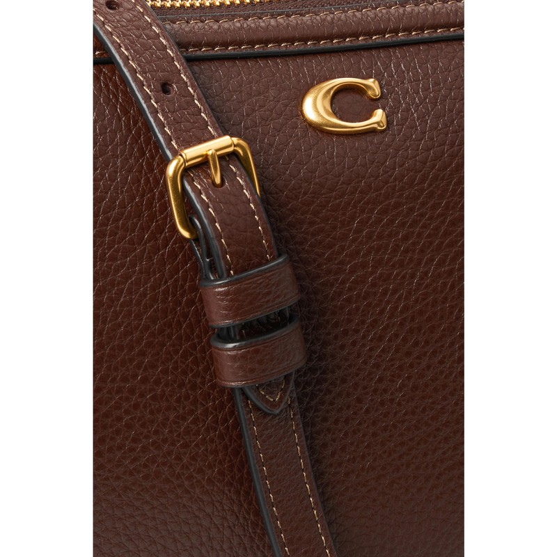 COACH Legacy Zip Top Crossbody Bag, Maple