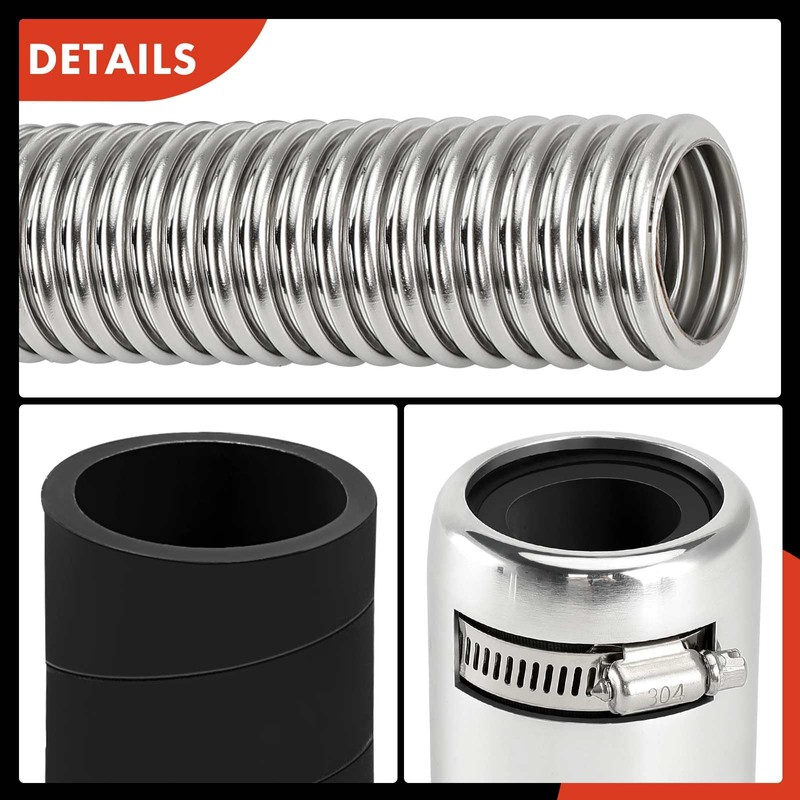A-Premium 12" Universal Flexible Radiator Hose