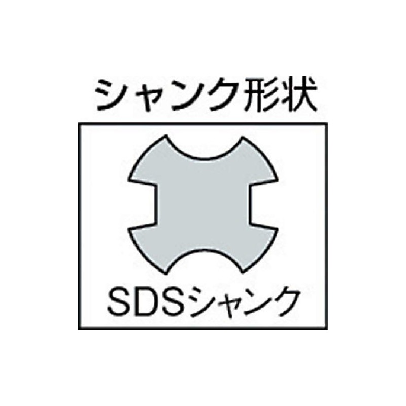 Miyanaga DLSDS043SB Delta Gon Bit SDS Saddle Band 0.17 x