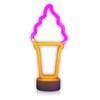 Ice Cream LED Neon Light Sign Light Stand Bar Lamp