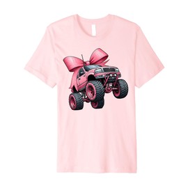 Coquette Bow Rc Truck RC Racing Remote Control Girl Mom Premium T-Shirt