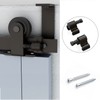 AONAYIOA 7FT Ceiling Mount Bracket Sliding Barn Door Hardware Kit