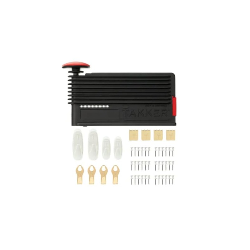 Takker® Picture Frame Hanging Tool Kit Easy One-Step 61 Pieces-