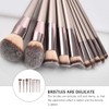 Healeved Kit De Brochas De Maquillaje 10 Piezas Cepillo Cosmético