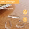 Tayuvira PVC Transparent Tablecloth, 0.13 mm, Washable, Waterproof, Greaseproof, Table
