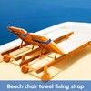 4 Pack Towel Bands for Beach Chairs Cruise, 2×15.7 Inch