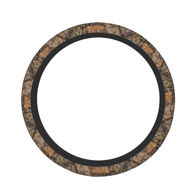 Hunting Camo Elastic Steering Wheel Cover Non-Slip Breathable Steering Wheel