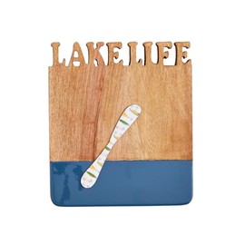 Mud Pie Word Cut, board 12" x 6" | spreader 5 1/2", Life