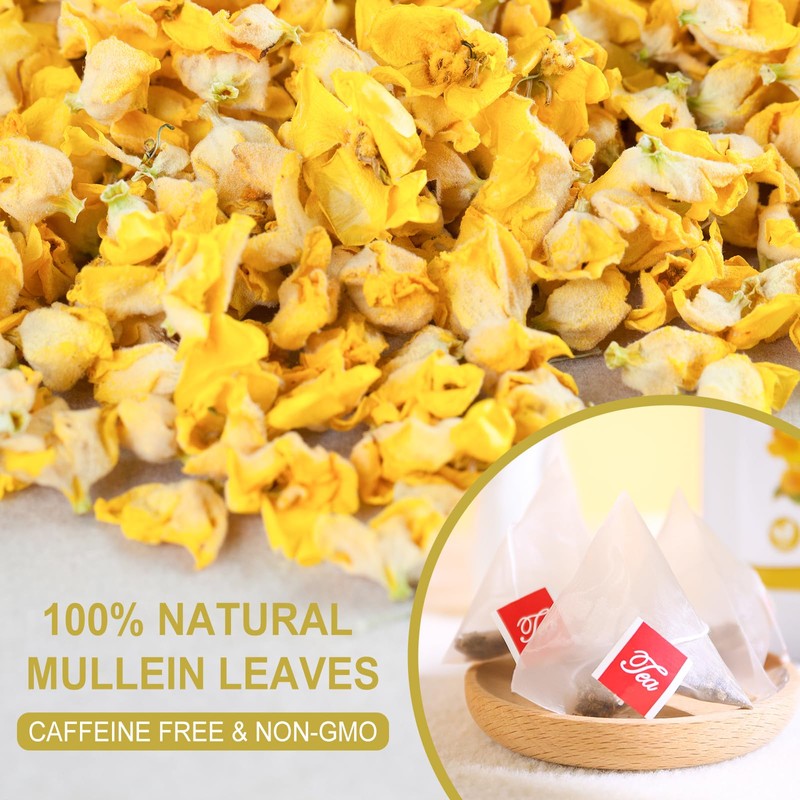 Olvvla - Mullein Tea Bags For Lungs - 3g X