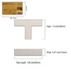Amerdeco 10 Pack Brushed Satin Nickel Cabinet Knobs 2 Inch