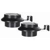 Kingavon 2 Solar Gutter Lights, Black