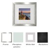 10x10 Picture Frame Gallery Photo Frame with 6x6 mat,Freestanding and