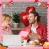 Engrowtic 300 Pack Valentine's Day Business Envelopes with Heart Shaped