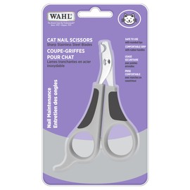 Wahl Canada Cat Nail Scissors, Sharp Stainless-Steel Blades, Safe to use with rounded tips, Comfortable Grip with Rubber handles, Great for Cats for Nail Maintenance - Model 58520