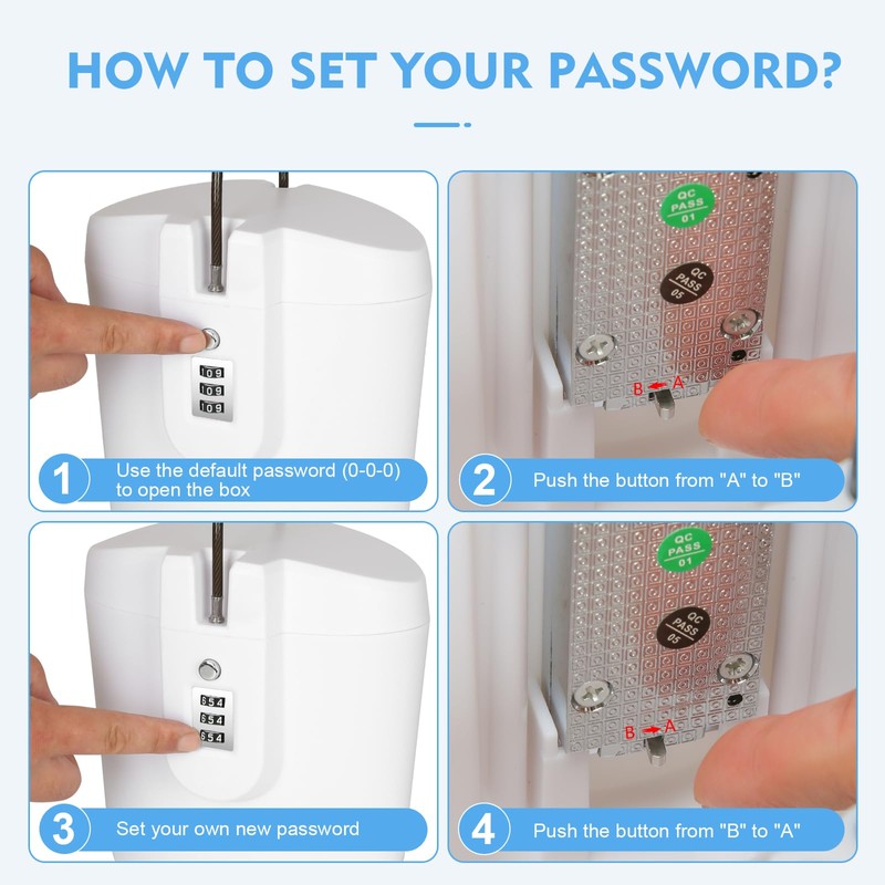 Anti-Theft Lock Box, Portable Security Lock Bag, Mobile Travel Safe