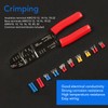 Wire Terminals Crimping Tool PVC Insulated Terminal Crimper Kit for