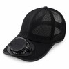 Solar Fan Baseball Cap for Outdoor Use – USB-Rechargeable Mesh