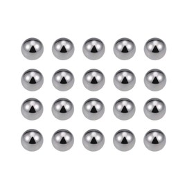 sourcing map Bearing Balls Carbon Steel Precision Balls 10 mm Pack of 50