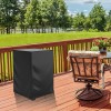 DUDSOEHO Fire Pit Cover Square Waterproof, 21.6"L x 21.6"W x